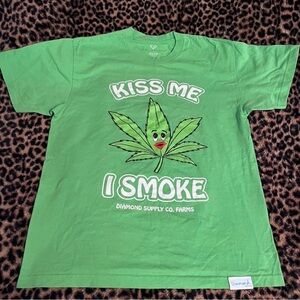 Diamond Supply Co. Leafy Green  Tee